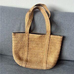 Draper James Woven Tote Bag